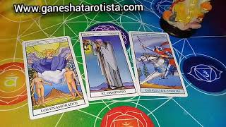 tarot tarotista coCOMBINACIONES DE 3 CARTAS 1 LOS ENAMORADOS  EL ERMITAÑO  CABALLO DE ESPADAS [upl. by Rosalinde935]