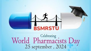 World Pharmacist Day Seminar2024SpeakerMd Mehedi Hasan Organised by Dept of Pharmacy BSMRSTU [upl. by Eener446]