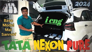 आ गया New TaTa Nexon Cng 2024 Sunroof के साथ Base Model में [upl. by Sualakcin]