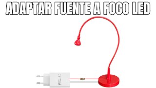 ADAPTAR FUENTE A FOCO LED [upl. by Aikrehs]