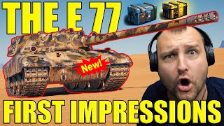 E 77 Review New Tier IX Premium Heavy from Lootboxes [upl. by Camden]