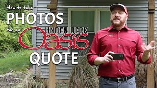 How to take photos for an Under Deck Oasis quote [upl. by Erdrich]