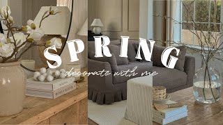 Spring Decorate With Me 2024  Timeless Spring Decor Ideas [upl. by Allicserp527]