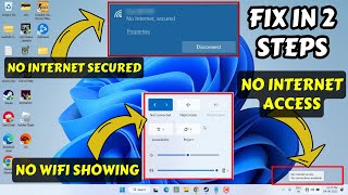 No Internet secured Fix [upl. by Hannah]