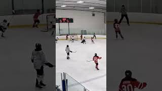 Another Goal on a Beautiful Pass  Devils 12U Elite Hockey hockey [upl. by Latoniah]