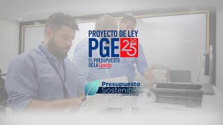 PGE 2025 Presupuesto Sostenible  Reducción de papel [upl. by Aihsas]