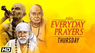 🔴 Thursday  Everyday Prayers  Swami Samarth Aarti  Gajanan Maharaj Song [upl. by Kendrick966]