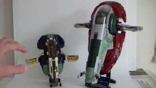 LEGO Star Wars Slave 1 Comparison 750607153 [upl. by Itoyj]