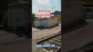 4 Day Apprentice Working apprentice apprenticeshipindia railwayapprentice [upl. by Hakkeber945]