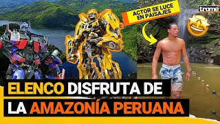 TRANSFORMERS 7 en Perú Así es la GRABACIÓN en TARAPOTO y el apoyo a los pobladores de la zona [upl. by Olin29]