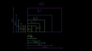 AutoCAD 2021 Technical Drawings Page Sizes Set Up A0 A1 A2 A3 A4 A5 [upl. by Intyre]