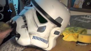 Stormtrooper Helmet Weathering Speed Painting [upl. by Haridan]