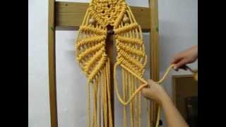 Tutorial para hacer búho de macramé PARTE 2 [upl. by Spohr870]