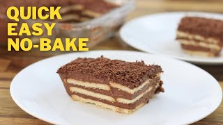 Quick and Easy Cake With Just few Basic Ingredients  NoBake [upl. by Ikey]