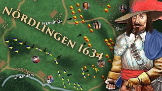 Die Schlacht bei Nördlingen 1634  Dreißigjähriger Krieg [upl. by Ellehsim]