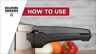 DUROMATIC® Pressure Cooker how to lock  KUHN RIKON [upl. by Netsrik]