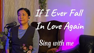 If I Ever Fall In Love Again Karaoke Female part only [upl. by Atena]