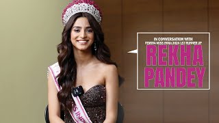 Meet Rekha Pandey 2024s MOST INSPIRING Miss India 1st Runnerup [upl. by Ayerf]