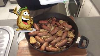 Jamie Oliver  Sausage and Apple Bake cooked by Grumpy [upl. by Eenehs]