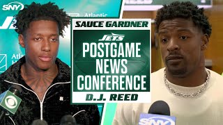 Sauce Gardner and DJ Reed on Jets defensive breakdown on Colts final drive  SNY [upl. by Wheeler379]