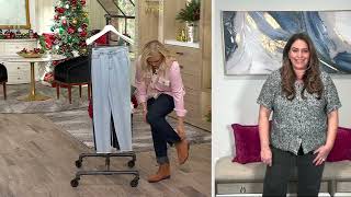 Denim Co Canyon Retreat Desert Denim Relaxed Jean on QVC [upl. by Reivilo]