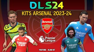 DLS 24 Kits Arsenal 202324 🔴⚪️ [upl. by Neih]