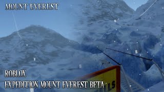 Roblox Expedition Mount Everest BETA MT EVEREST Mobile Gameplay [upl. by Eidod]