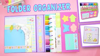 DIY Cute Folder Organizer  Perfect for your Notebook Bullet Journal or Diary  aPasos Crafts DIY [upl. by Finny]