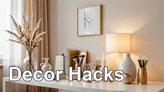 DECOR  AMAZING USEFUL HOME DECOR TIPS AND TRICK  ROOM DECORATION HACK [upl. by Alamaj991]