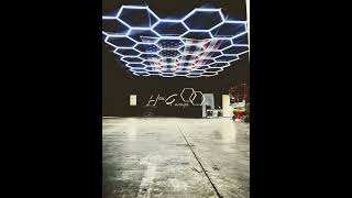 Hex LED Garage Lights  hexagongaragecom [upl. by Enajiram]