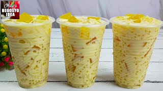 Creamy Mango Jelly Salad  So Yummy amp Tasty Desserts [upl. by Lesoj]