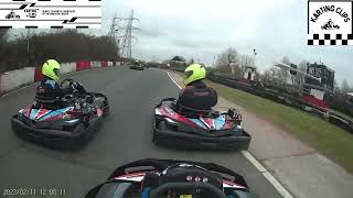 Lakeside Karting Adult 30min Full Session  11022023 [upl. by Aelgna]