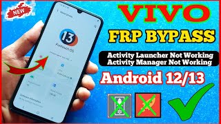 Vivo Y01Y02 Frp BypassUnlock  Activity Launcher Setup Fail  New Method 2023 Android 126 [upl. by Yenahteb244]