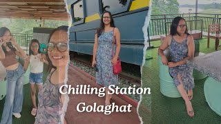 Chilling at Chilling Station Golaghat Vlogs from NRL Township Laxmi Saikia [upl. by Ahsenek]