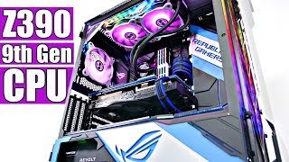 The ULTIMATE Z390 9th Gen Phanteks Evolv X Custom Gaming PC Build  Time Lapse [upl. by Gelasius]