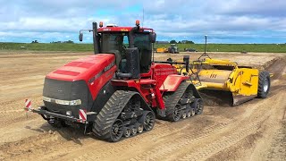 Kilveren met CASE IH 500 afs Quadtrac  Veenstra Dienstverlening Oudeschip [upl. by Goraud]