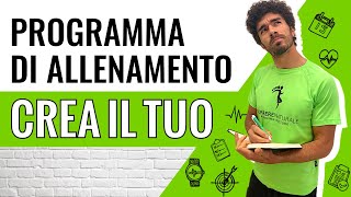 La programmazione dellallenamento per la corsa [upl. by Fleming855]