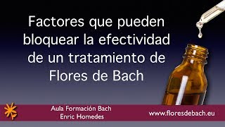 Flores de Bach Factores que pueden bloquear la efectividad de un tratamiento [upl. by Rozelle406]