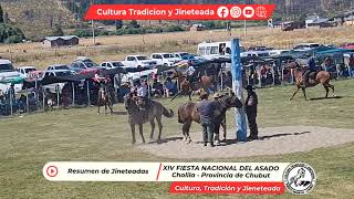 XIV Fiesta Nacional del Asado  Cholila Chubut Resumen de Jineteadas [upl. by Apur]