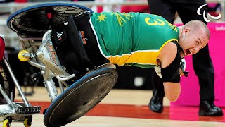 Day 10 evening  Wheelchair Rugby highlights  Rio 2016 Paralympic Games [upl. by Mano9]