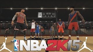 NBA 2K15 Jordan Rec Center 1  360 DUNK Ball Movement Is IMPORTANT Ft KellHitEmUp amp StaxMontana [upl. by Rillis]