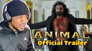 ANIMAL OFFICIAL TRAILER Ranbir Kapoor  Rashmika M Anil K Bobby D  Sandeep Vanga REACTION [upl. by Anoit80]