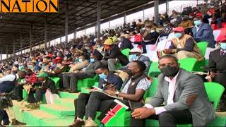 OctaMelodies entertain Kenyans during the Mashujaa day fete at Wanguru Stadium in Kirinyaga [upl. by Malonis]