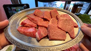 AllYouCanEat Wagyu Buffet in Japan [upl. by Learsi]