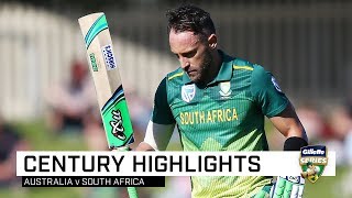 Du Plessis thwarts Aussies with 10th ODI ton [upl. by Browning577]