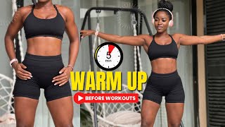 5 Min WARM UP  Do This BEFORE YOUR HOMEGYM WORKOUTS  Full Body Routine [upl. by Leanahtan718]