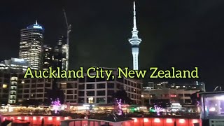 Auckland night walk weekday  New Zealand Tour Day 2 [upl. by Edge]