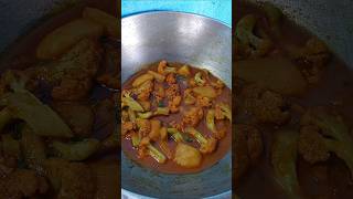 Gobhi Aloo ki sabji recipe shortvideo cooking Gobhialookisabjifood fulkopirecipeyoutubeshorts [upl. by Ennaeerb]