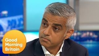 Sadiq Khan is Challenged on Knife Crime in London  Good Morning Britain [upl. by Ettelra165]