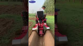 Mini Crawler Tractor with Micro Trenching Machine [upl. by Anthiathia]